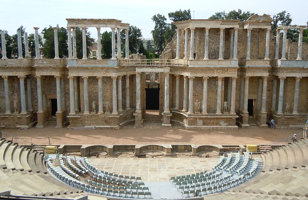 Roman theatre in Merida, Spain
