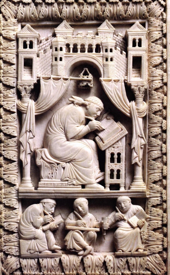 St. Gregory and scribes