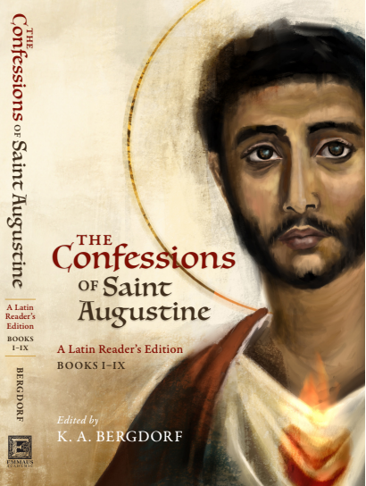 Cover of Bergdorf's Latin reader's edition of Confessions